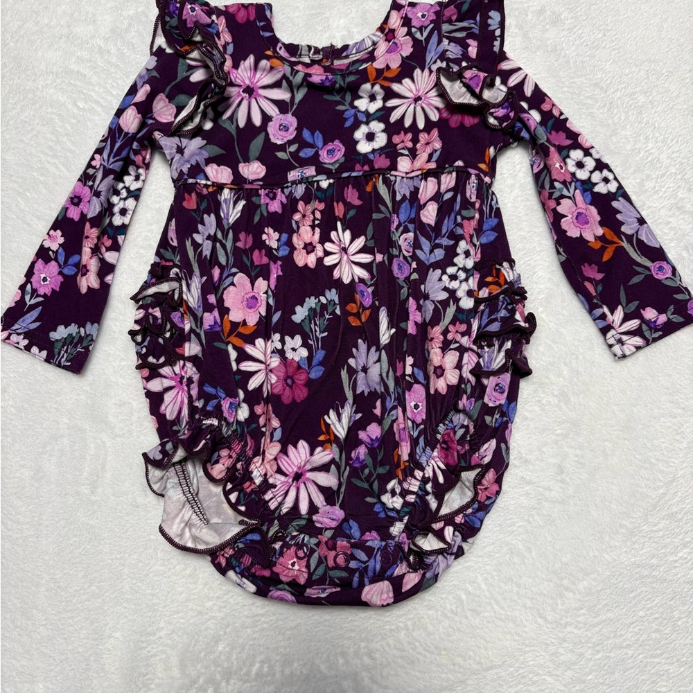 Little Sleepies Violet Meadow Bubble Romper 3-6M NWT Sold Out